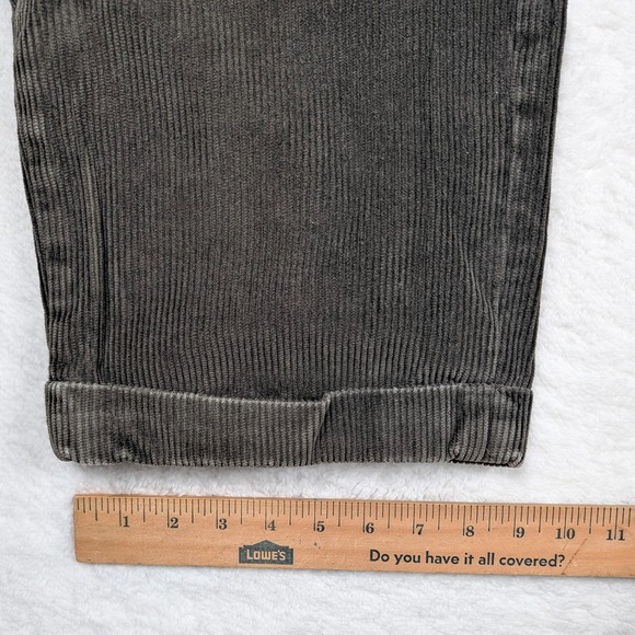 Vintage Brooks Brothers Pants Mens 38x30 Brown Corduroy Pleated Cuffed Y2K - Picture 6 of 8